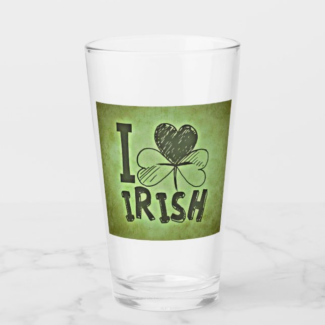 Happy St Patrick's Day Glas (Vorderseite)