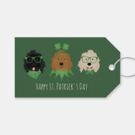Happy St Patricks Day Goldendoodle Hunde Geschenkanhänger