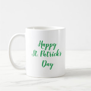 Happy St. Patrick's Day Green Kaffeetasse