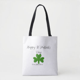 Happy St. Patrick's day green shamrock name 