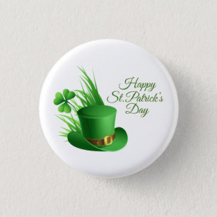 Happy St. Patrick's Day Gruß Button