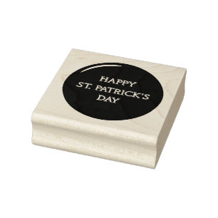 Happy St Patrick's Day Gummistempel
