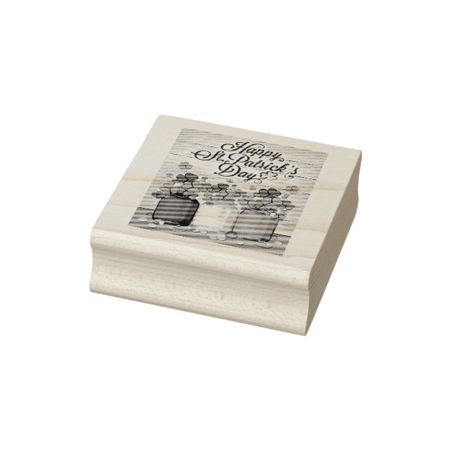 Happy St Patrick's Day Gummistempel (Stempel)