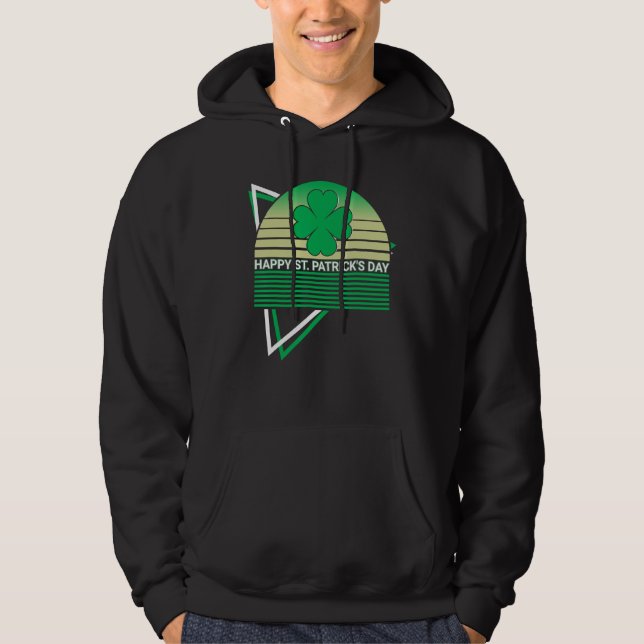 Happy St. Patrick's Day Happy St. Patrick's Day Ir Hoodie (Vorderseite)