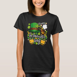 Happy St Patrick's Day Hat Irish Flag Herz's Sham T-Shirt