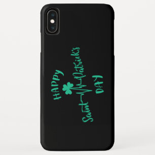 Happy St Patricks Day Heartbeat Puls Kleeblatt Case-Mate iPhone Hülle