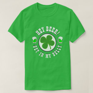 Happy St Patrick's Day HEY BIER BEKOMMEN IN MEINEM T-Shirt