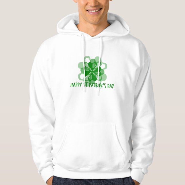 Happy St Patrick's Day Hoodie (Vorderseite)