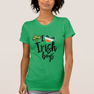 Happy St. Patrick's Day I Liebe Irish Junge Kleebl T-Shirt