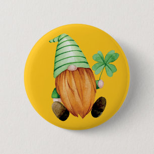Happy St. Patrick's Day   Irischer Wasserfarben Button