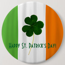 Happy St. Patrick's Day Irish Flag Kleeblatt Paddy