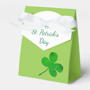 Happy St Patricks Day Irish Green Kleeblatt Geschenkschachtel