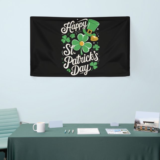 Happy St Patrick's Day Irish Heritage St Patty's Banner (Messeveranstaltung)