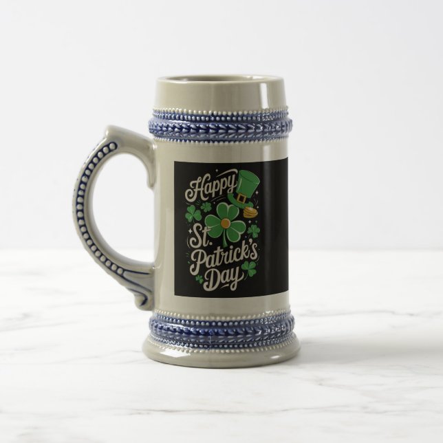 Happy St Patrick's Day Irish Heritage St Patty's Bierglas (Links)