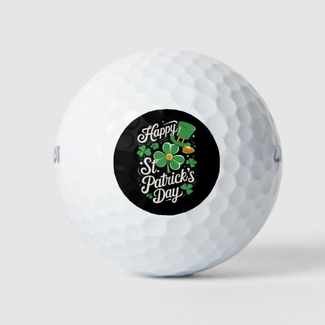 Happy St Patrick's Day Irish Heritage St Patty's Golfball (Vorderseite)