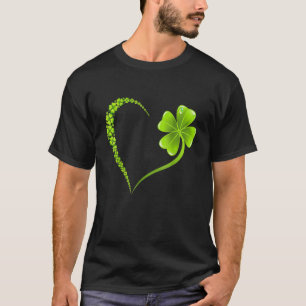 Happy St Patrick's Day Irish Kleeblatt Herzfamilie T-Shirt