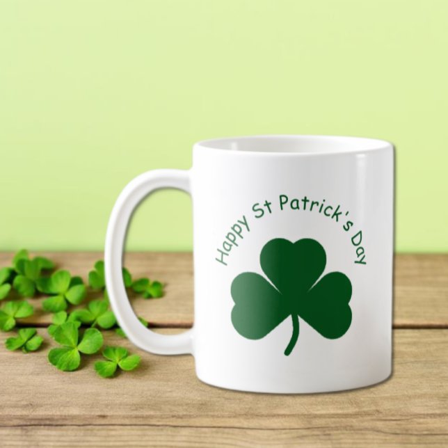 Happy St Patrick's Day Kaffeetasse (Von Creator hochgeladen)