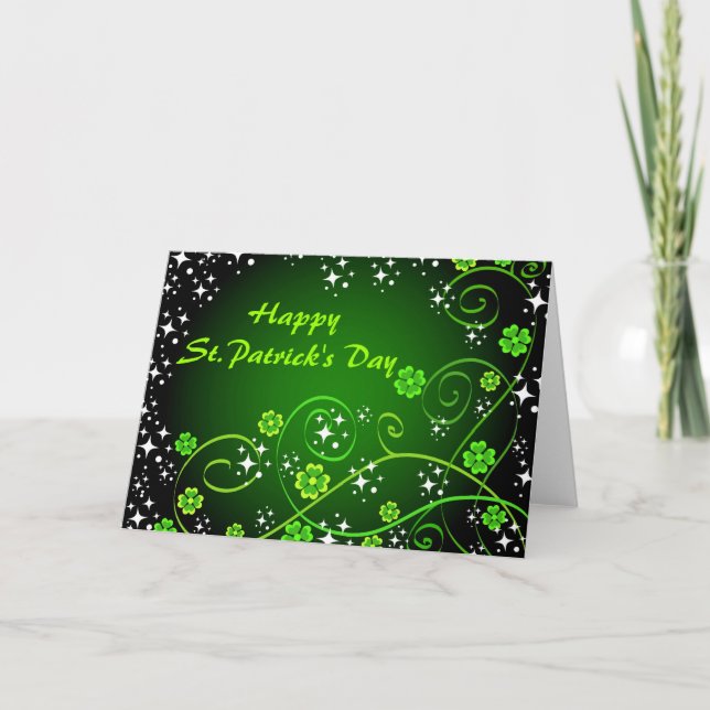 Happy St.Patrick's Day - Karte (Vorderseite)
