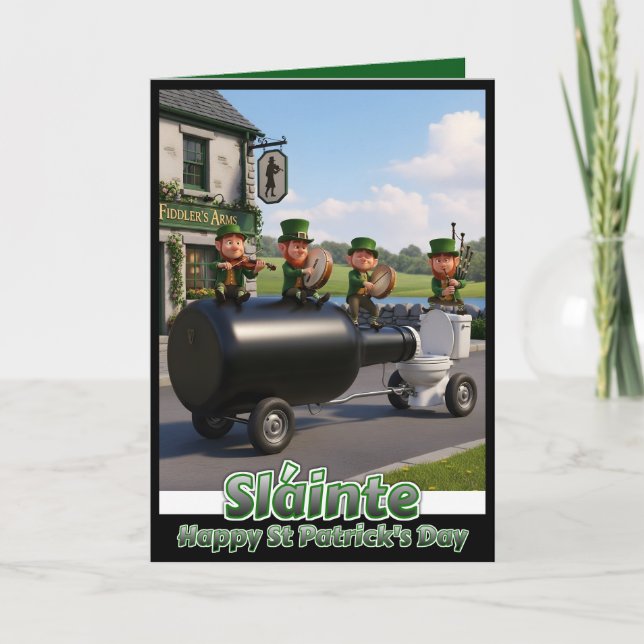 Happy St Patrick's Day Karte (Vorderseite)