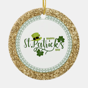 Happy St. Patrick's Day, Keramik Ornament