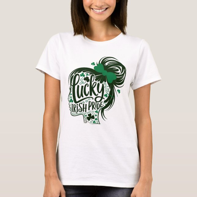 Happy St. Patricks Day Kleeblatt Irish Saint Patri T-Shirt (Vorderseite)