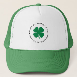 Happy St. Patrick's Day Kleeblatt Lucky Charm Truckerkappe