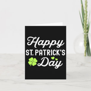 Happy St Patricks Day Kleeblatt Lucky Womens Karte
