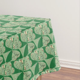 "Happy St. Patrick's Day" Kleeblatt Tischdecke