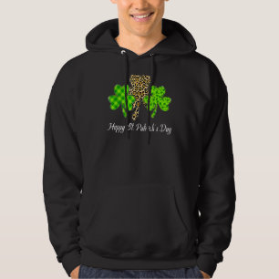 Happy St. Patrick's Day Kleeblatts Buffalo Pla Hoodie