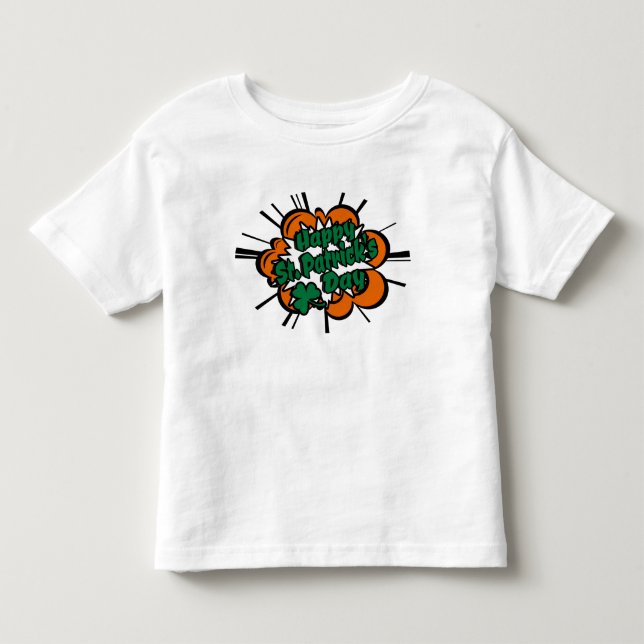 Happy St. Patrick's Day Kleinkind T-shirt (Vorderseite)