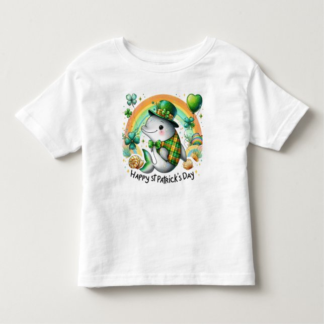 Happy St. Patrick's Day Kleinkind T-shirt (Vorderseite)