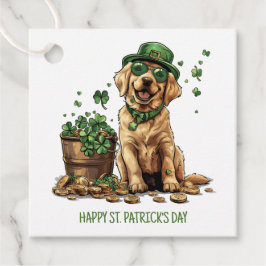 Happy St. Patrick's Day Labrador Retriever Dog Geschenkanhänger