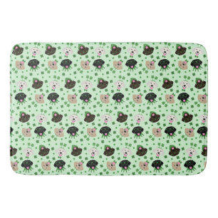 Happy St Patricks Day Labrador Retriever Hunde Badematte