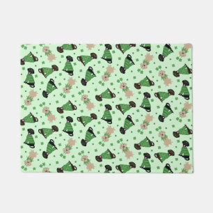 Happy St Patricks Day Labrador Retriever Hunde Fußmatte