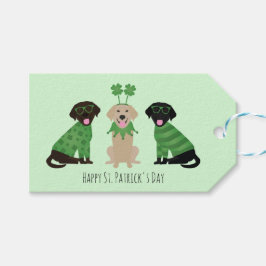 Happy St Patricks Day Labrador Retriever Hunde Geschenkanhänger