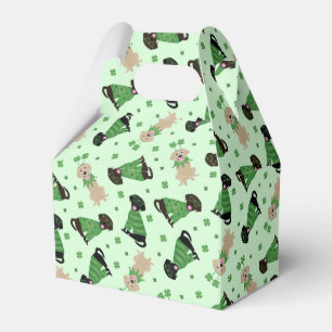 Happy St Patricks Day Labrador Retriever Hunde Geschenkschachtel