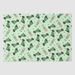 Happy St Patricks Day Labrador Retriever Hunde Seidenpapier