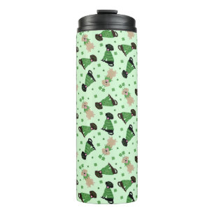 Happy St Patricks Day Labrador Retriever Hunde Thermosbecher