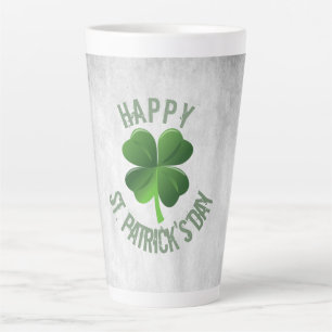 Happy St. Patrick's Day Latte Tasse
