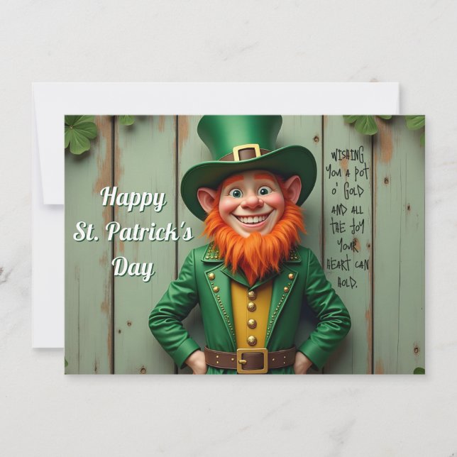 Happy St. Patrick's Day Leprechaun (Vorderseite)