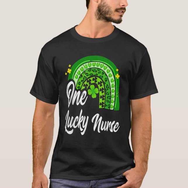 Happy St Patrick's Day Leprechaun Pop It Rainbow F T-Shirt (Vorderseite)