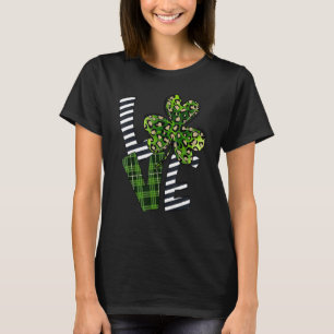 Happy St Patrick's Day Liebe Irish Kleeblatt Famil T-Shirt