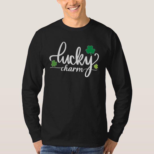 Happy St Patrick's Day Lucky Charmer Charm Boys Ki T-Shirt (Vorderseite)