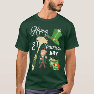 Happy St Patricks Day Lucky Hat Leprechaun Gold T-Shirt