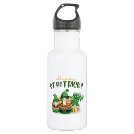 Happy St. Patricks Day - Lucky Irish Clover Party Edelstahlflasche