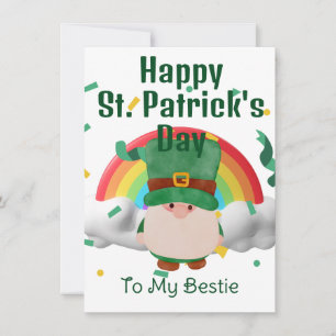 Happy St. Patrick's Day Lucky Kleeblatts Einfach Feiertagskarte