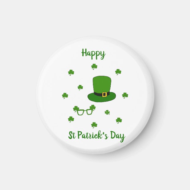 Happy St Patrick's Day Magnet (Vorne)