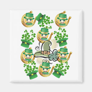 Happy St. Patrick's Day Magnete Horseshoe