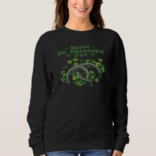 Happy St. Patrick's Day Men Women Kid's Kleeblatts Sweatshirt