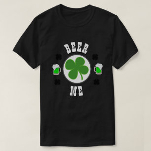 Happy St Patrick's Day Mens Novelty Fashion BEER T-Shirt